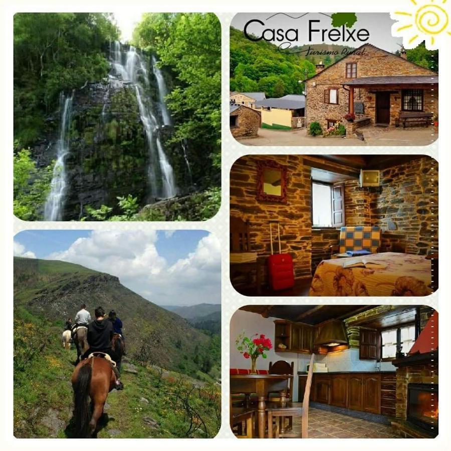 Casa Freixe Apartamentos Rurales ซานตาเอวลาเลีย เด โอสโกส ภายนอก รูปภาพ